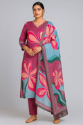 Floral printed kurta set