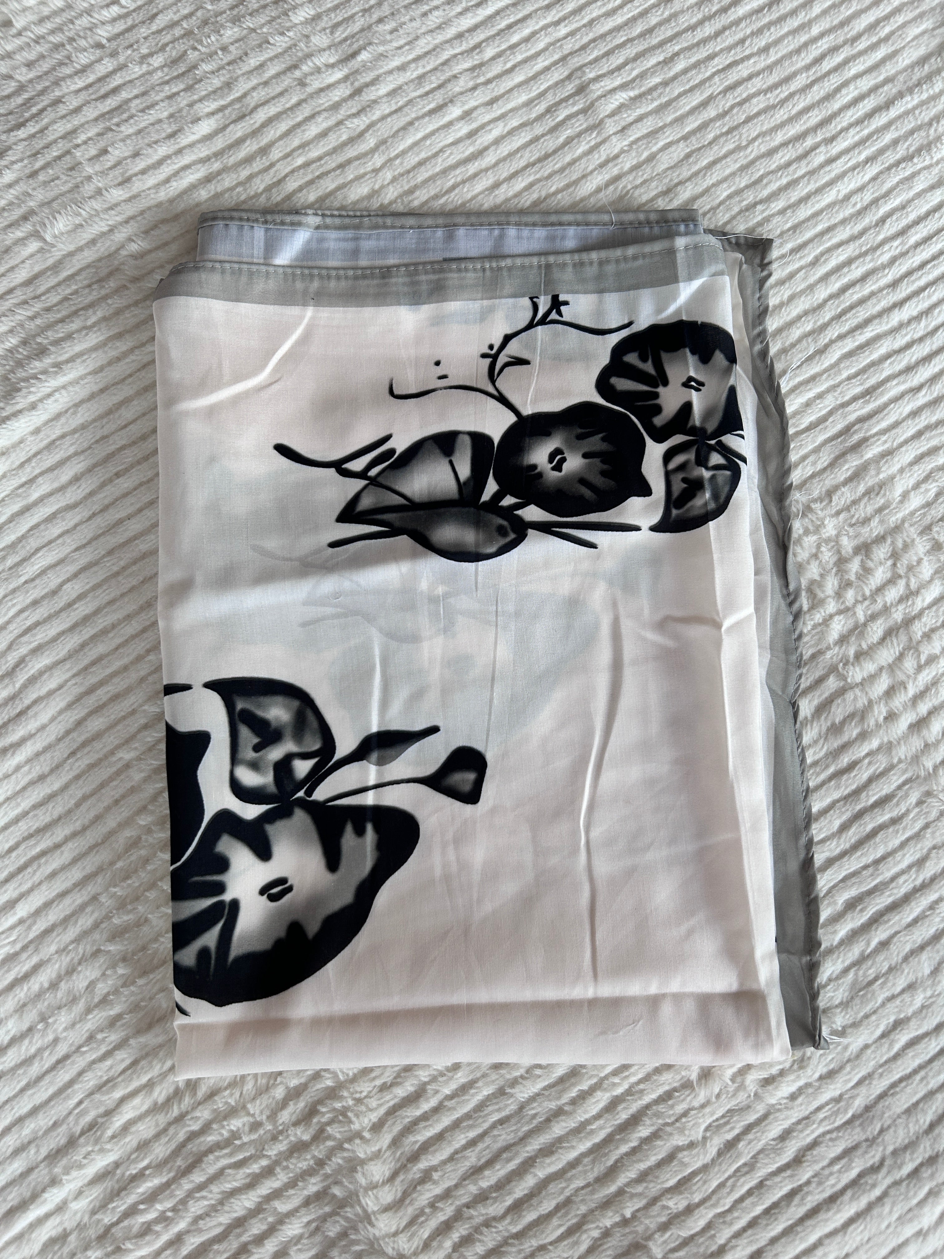 Printed Straight Kurta With Trousers & Dupatta