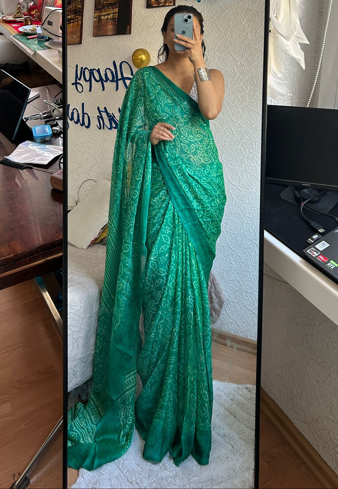 Chiffon saree
