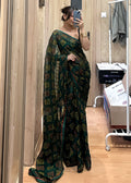 Organza saree