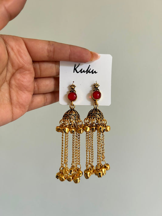 kashmiri ghungroo earrings