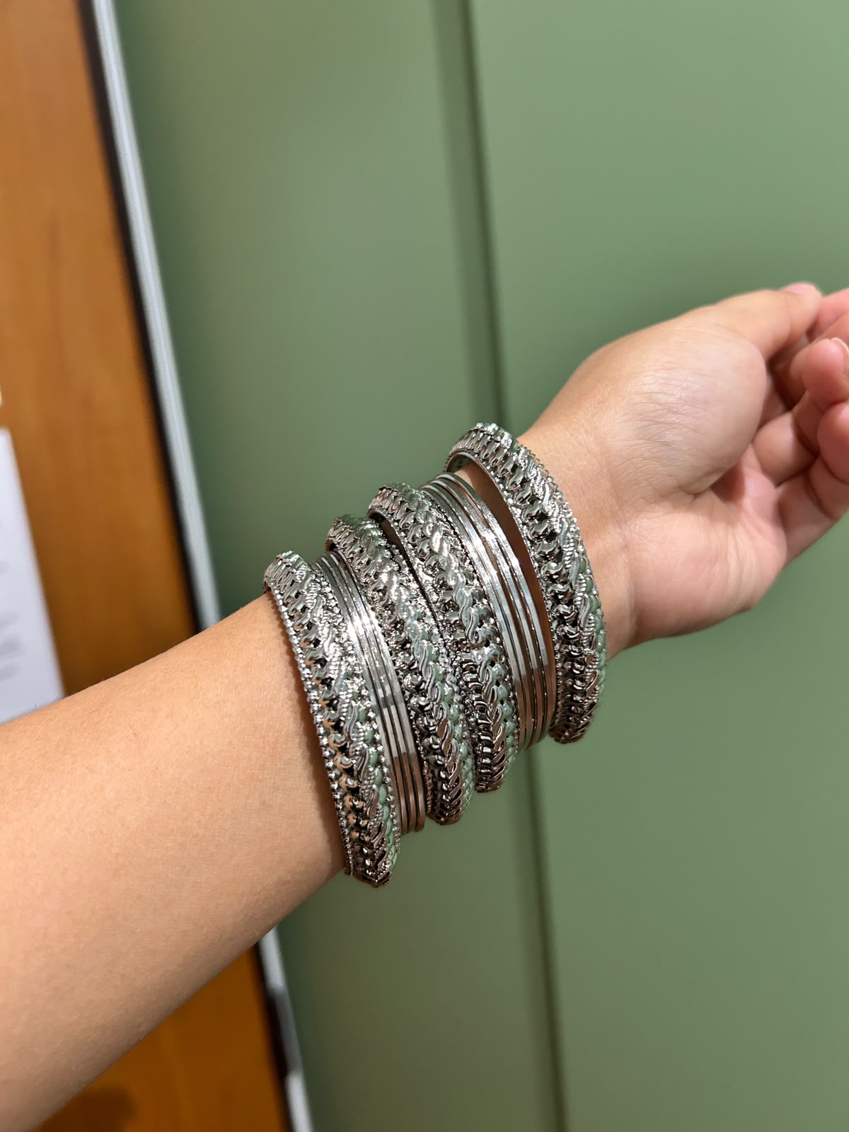 Oxidized bangles set