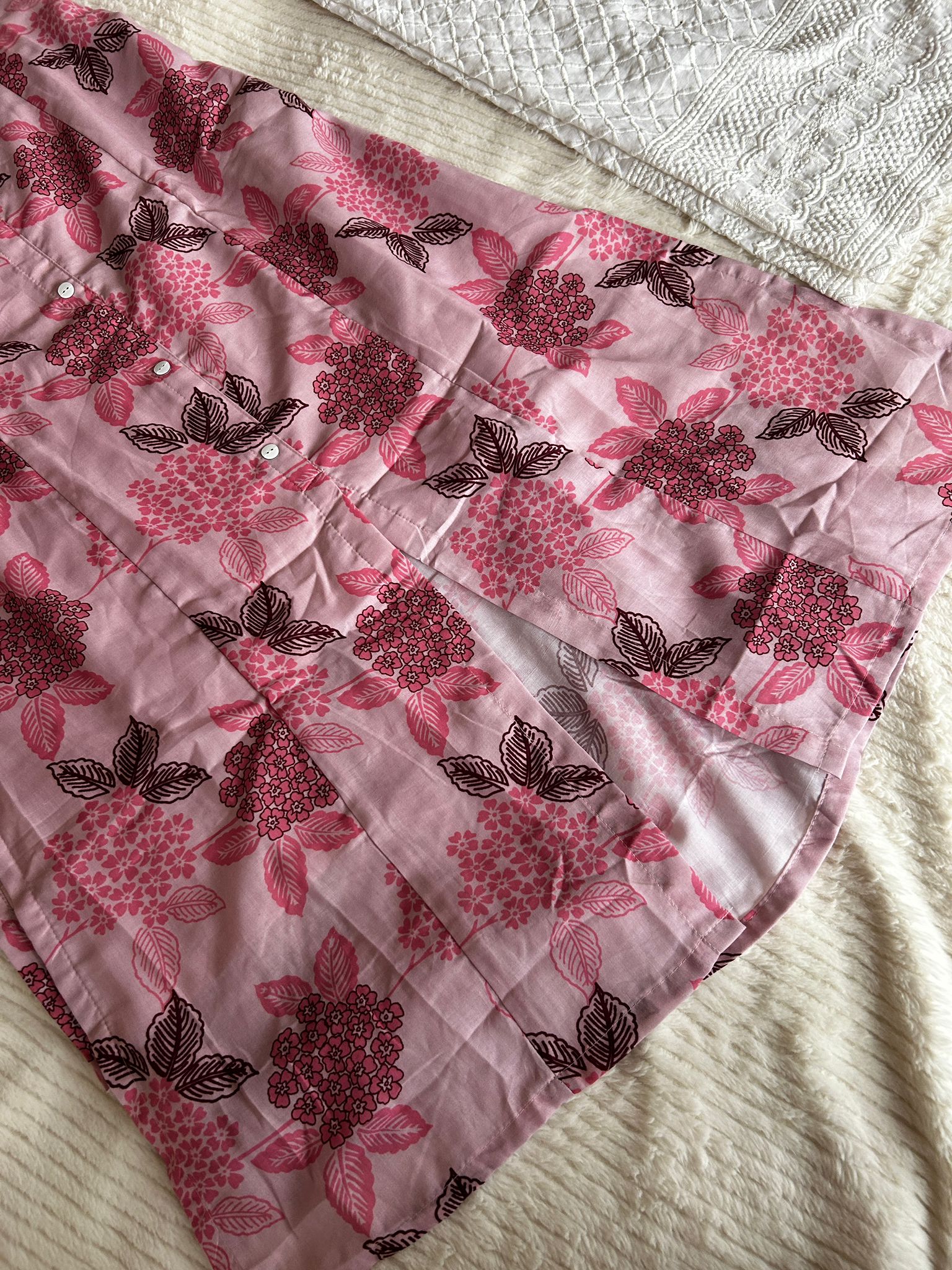 Floral Printed Cotton Straight Kurta with Plazzos