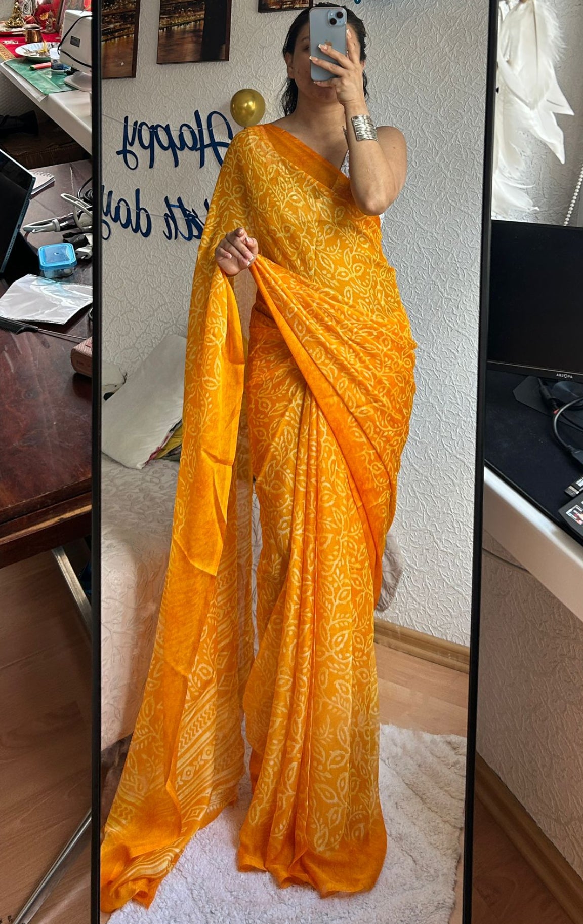 Chiffon saree