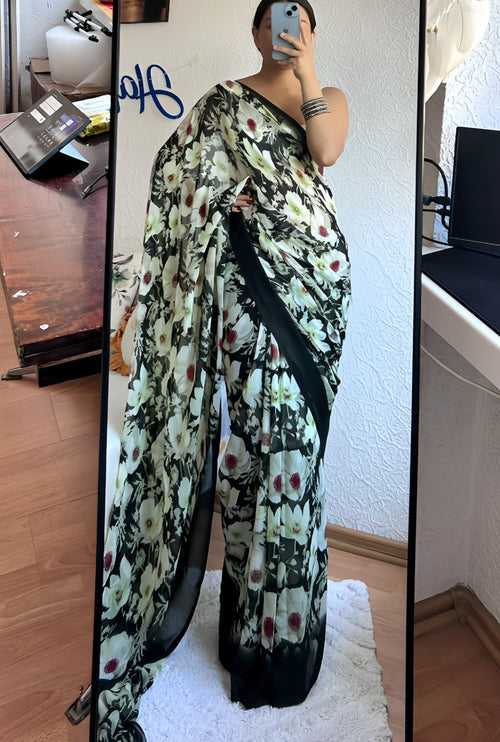 Chiffon saree