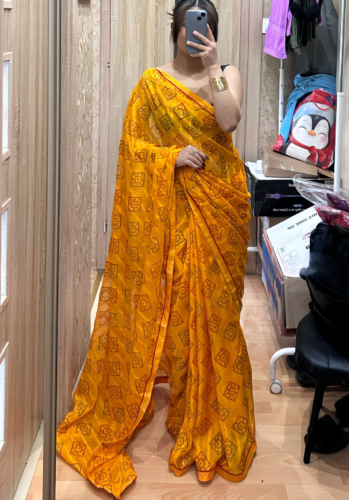 Organza saree